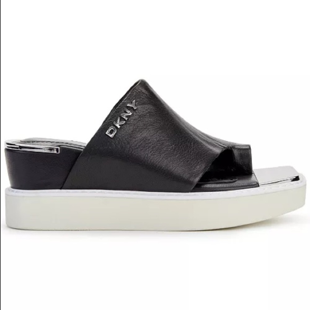 Dkny Platform Sandals 10M (50) - Picture 3 of 8